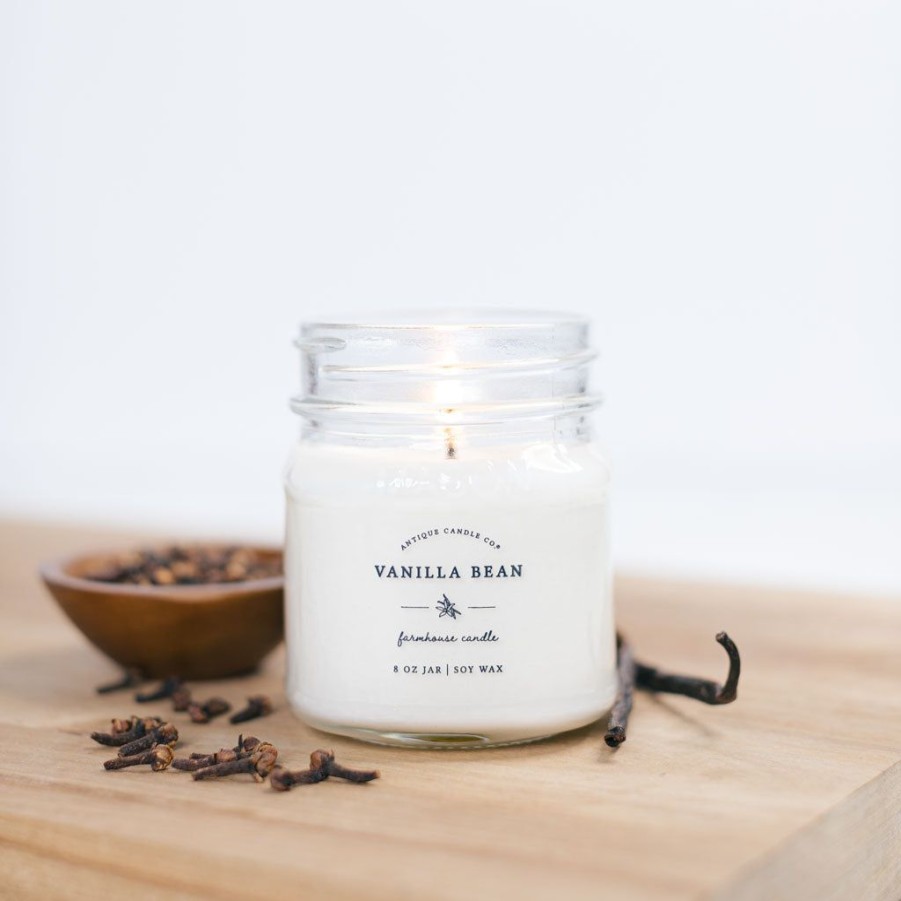 Candles Antique Candle Co | Vanilla Bean 8 Oz Candle