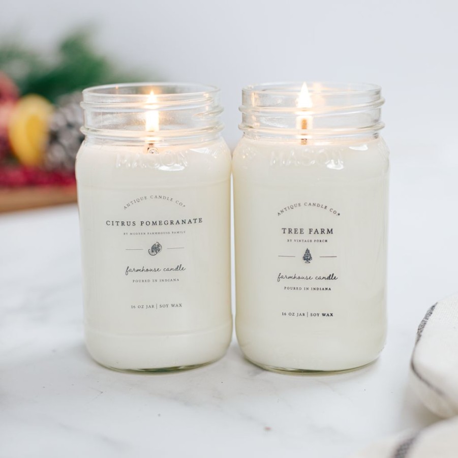 Candles Antique Candle Co | Citrus Pomegranate By Modern Farmhouse Family & Tree Farm Bundle