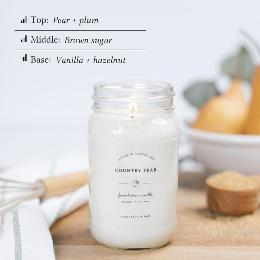 Candles Antique Candle Co | Country Pear Home Fragrance Set