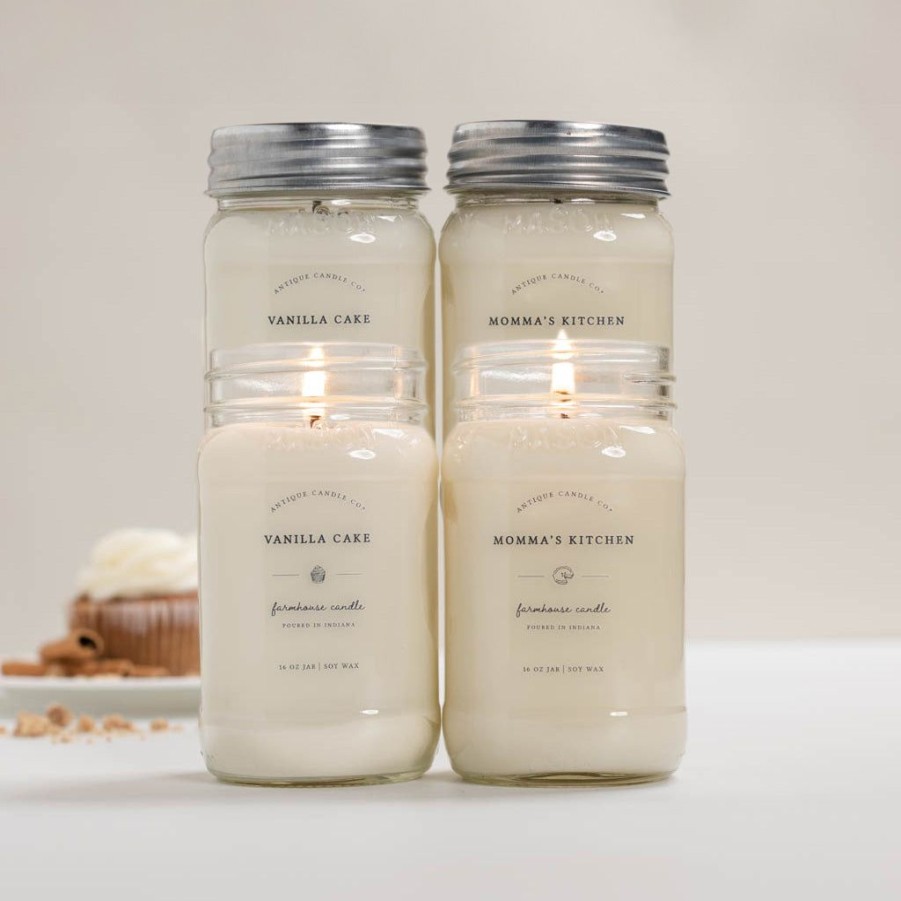 Candles Antique Candle Co | Vanilla Cake & Momma'S Kitchen Bundle Of Four