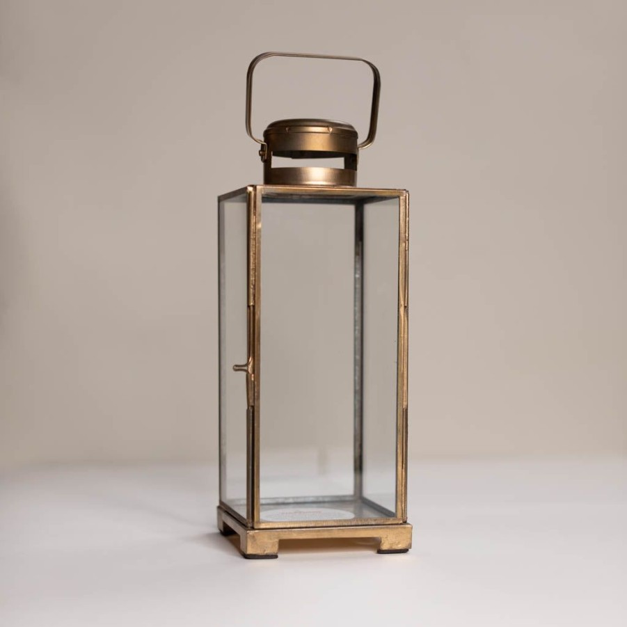 Accessories Antique Candle Co | Brass Candle Lantern