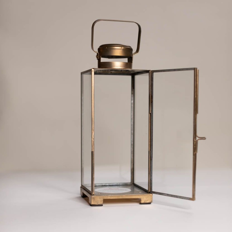 Accessories Antique Candle Co | Brass Candle Lantern