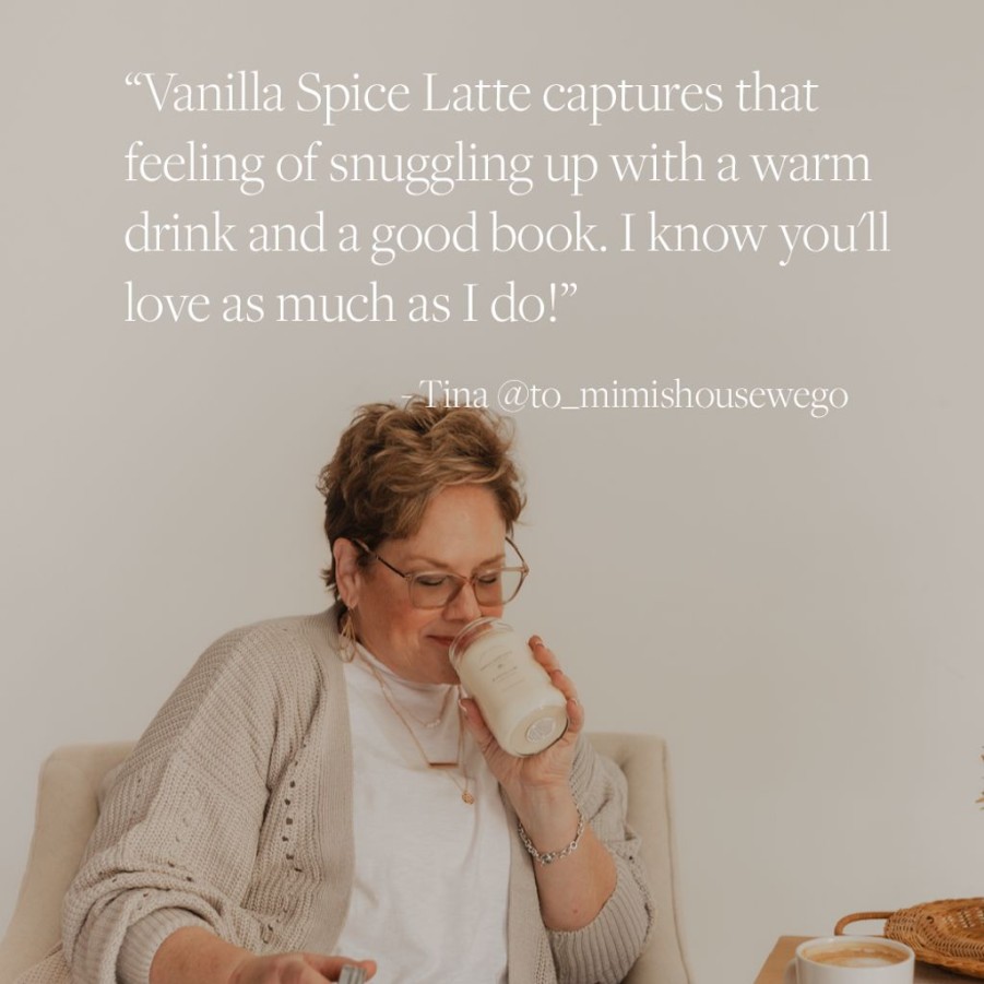 Candles Antique Candle Co | Vanilla Spice Latte By To Mimi'S House We Go Home Fragrance Collection