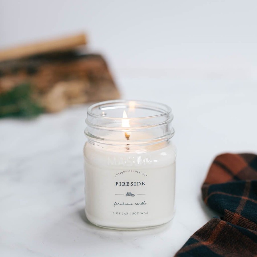 Candles Antique Candle Co | Fireside 8 Oz Candle