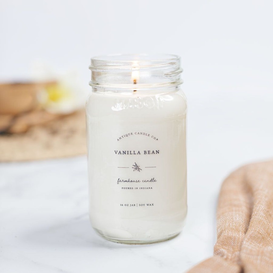 Candles Antique Candle Co | Vanilla Bean 16 Oz Candle