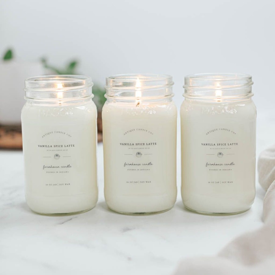 Candles Antique Candle Co | Vanilla Spice Latte By To Mimi'S House We Go Bundle Of Three