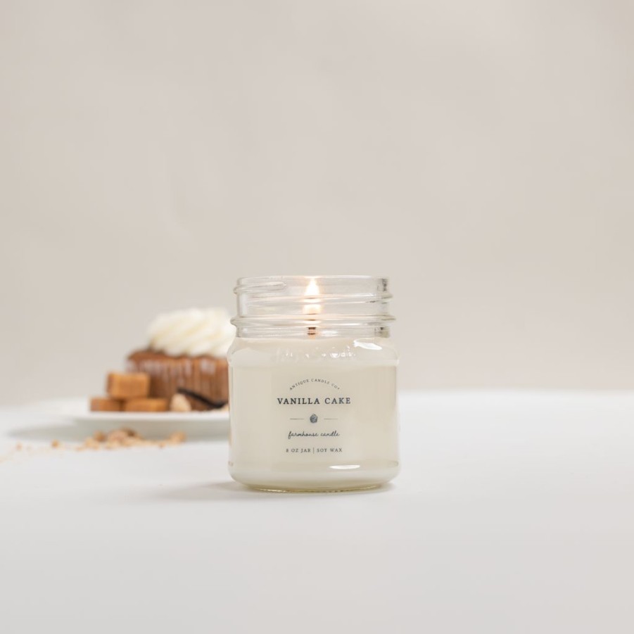 Candles Antique Candle Co | Vanilla Cake 8 Oz Candle