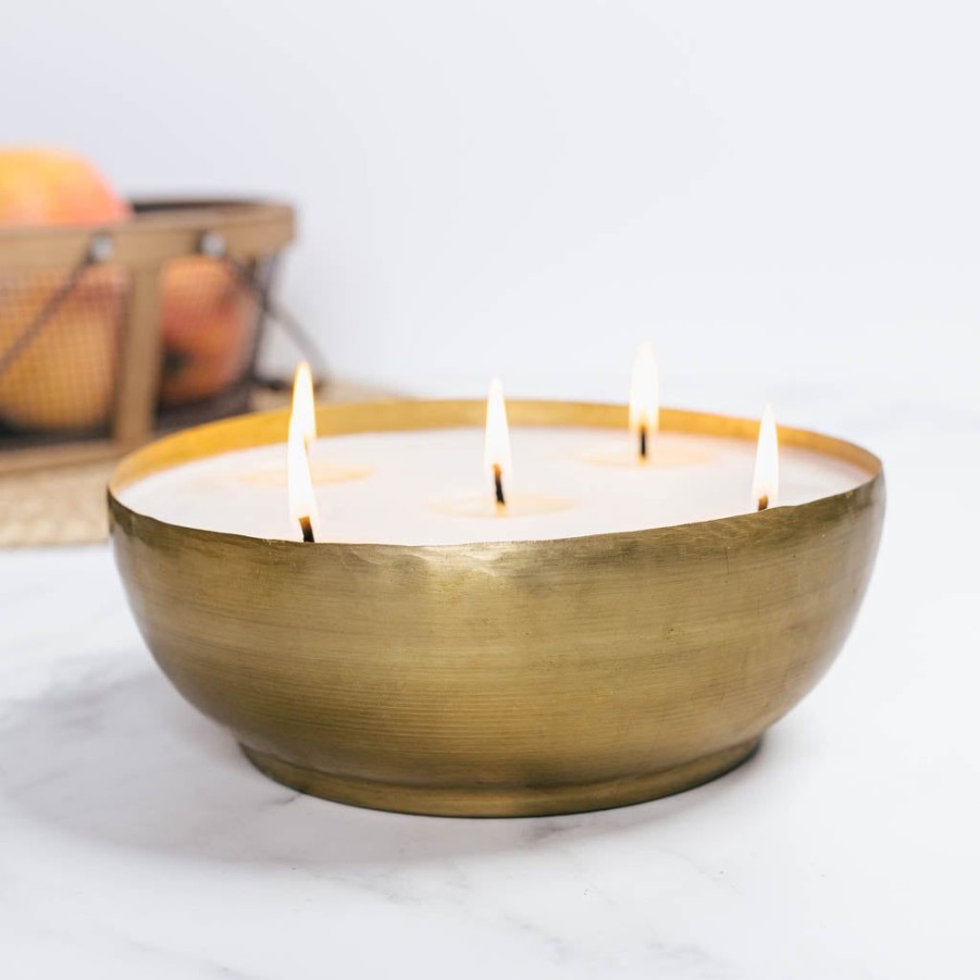 Candles Antique Candle Co | Georgia Peach Brass Candle