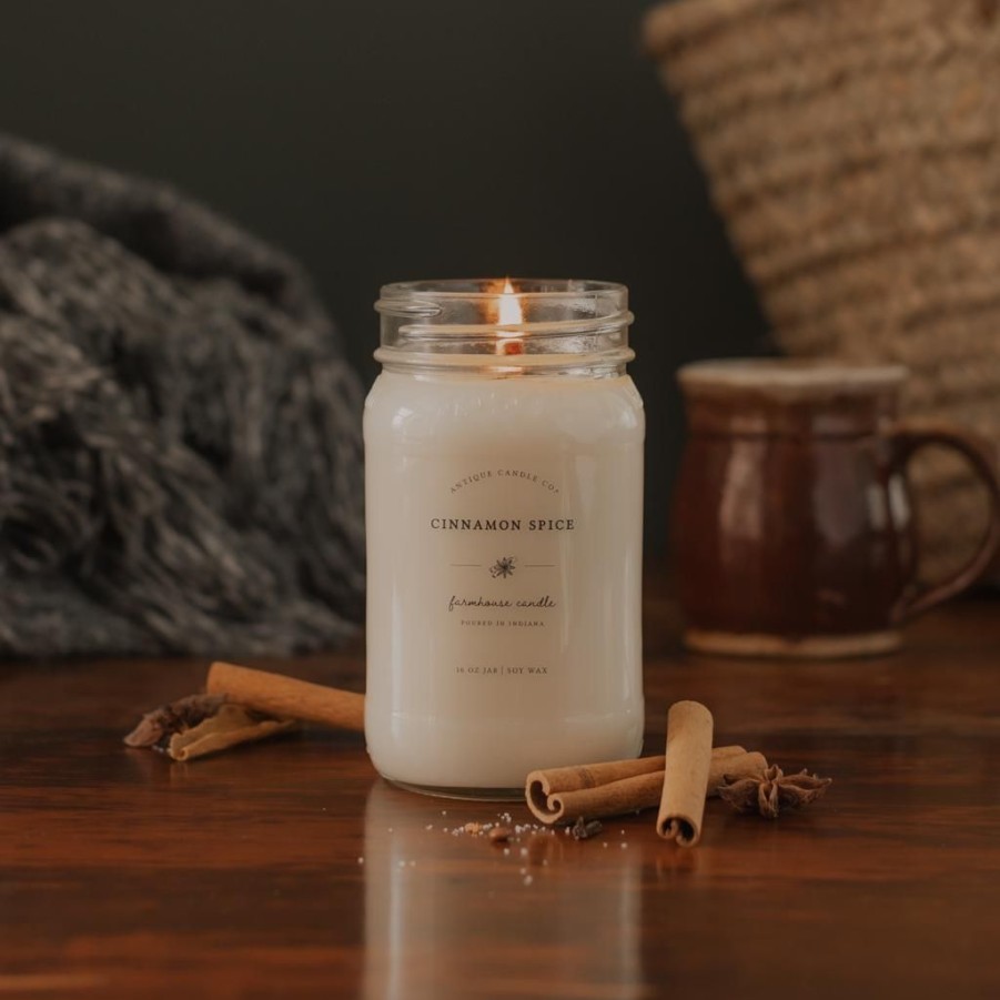 Candles Antique Candle Co | Cinnamon Spice 16 Oz Candle