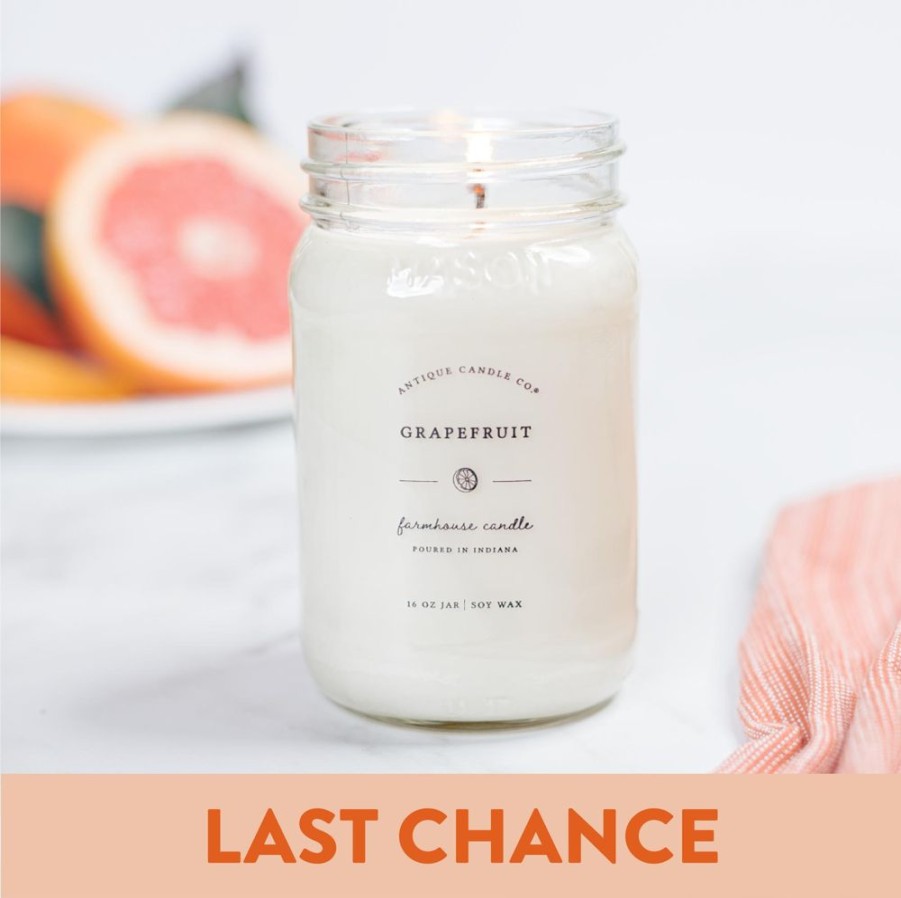 Candles Antique Candle Co | Grapefruit 16 Oz Candle