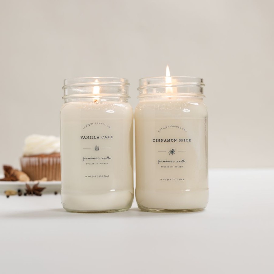 Candles Antique Candle Co | Vanilla Cake & Cinnamon Spice Bundle