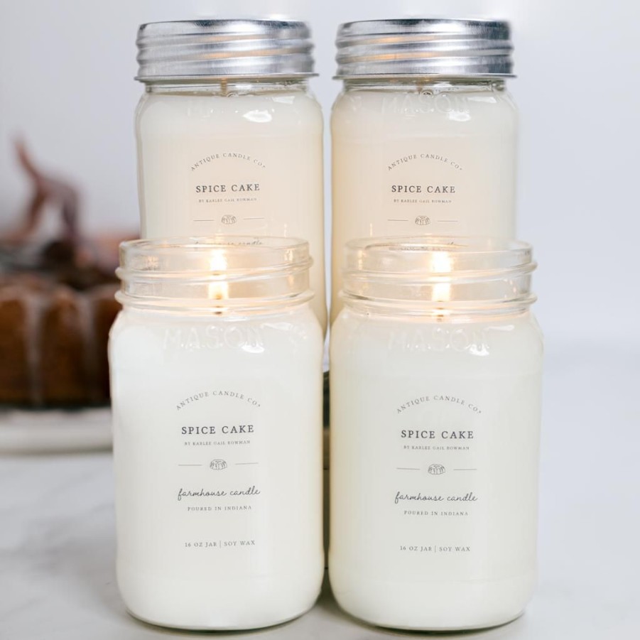 Candles Antique Candle Co | Spice Cake By Karlee Gail Bowman Bundle Of Four