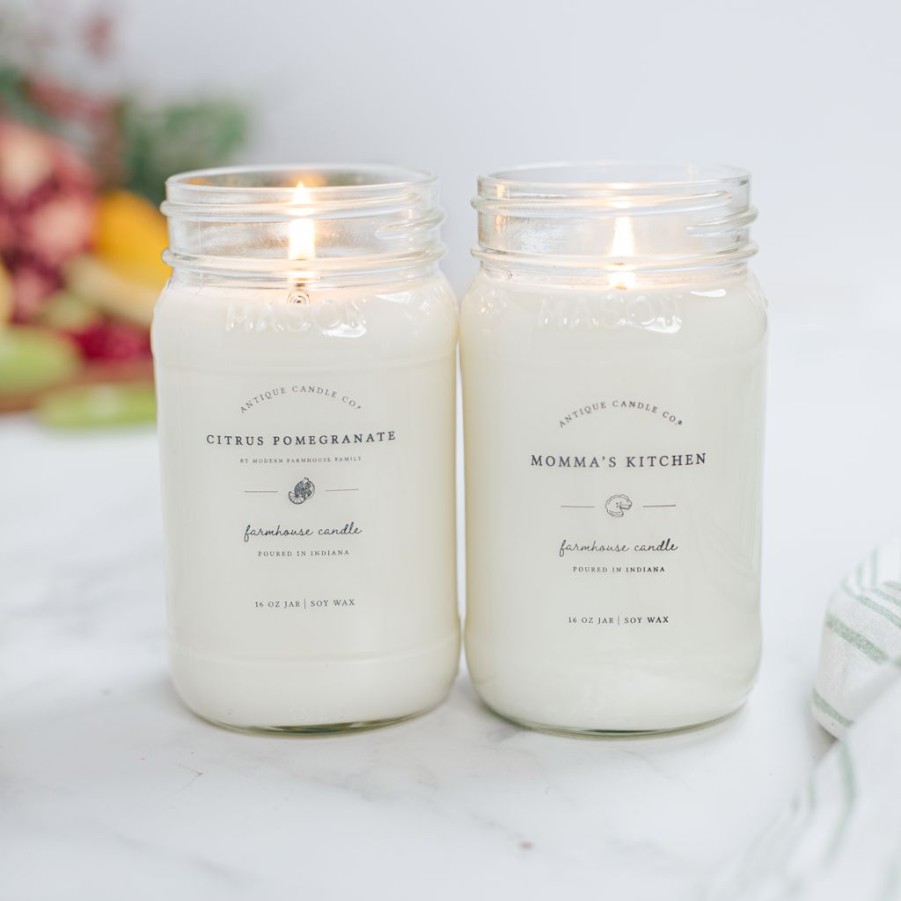 Candles Antique Candle Co | Citrus Pomegranate By Modern Farmhouse Family & Momma'S Kitchen Bundle