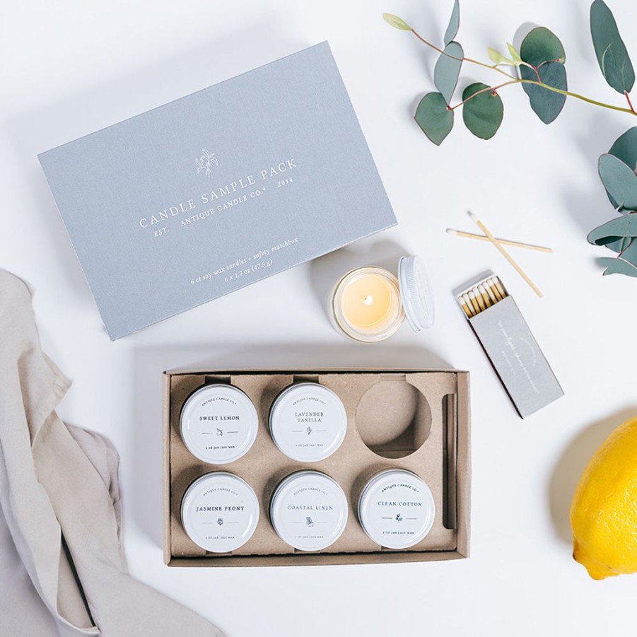 Candles Antique Candle Co | Fresh & Clean Sample Pack