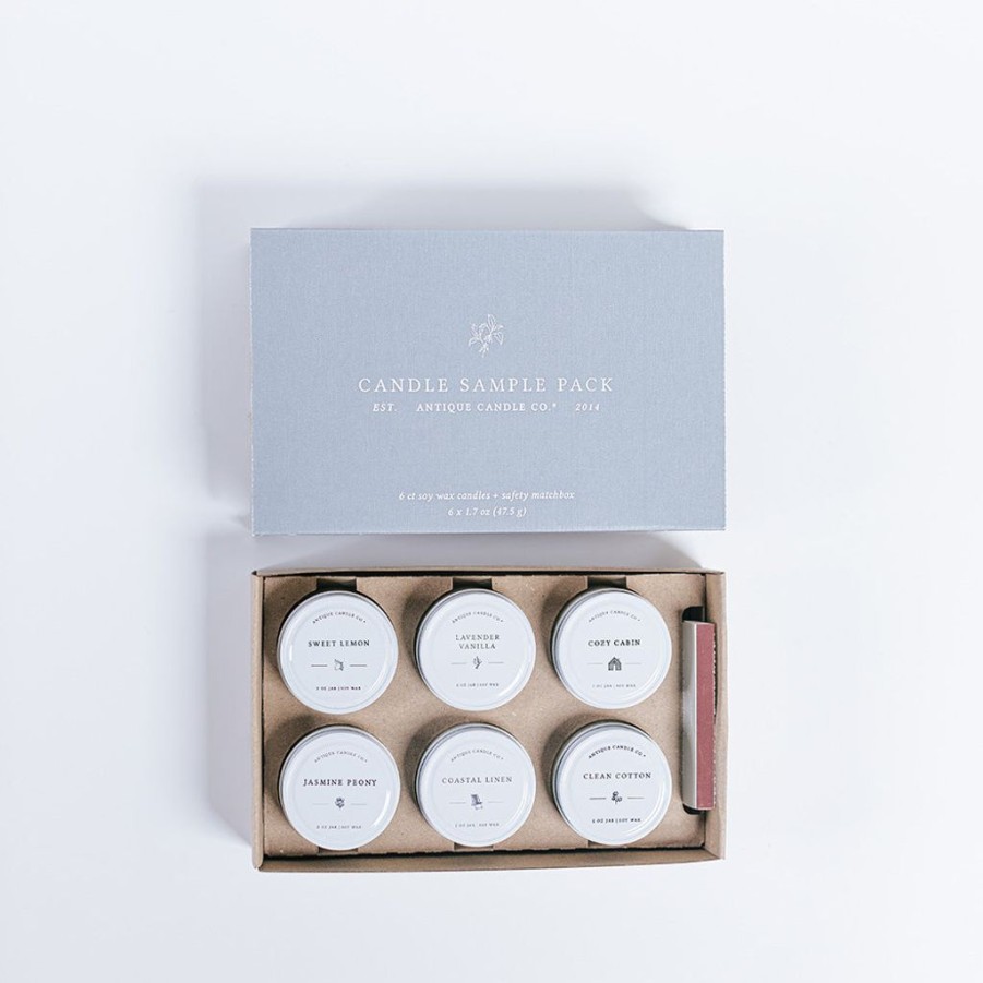 Candles Antique Candle Co | Fresh & Clean Sample Pack