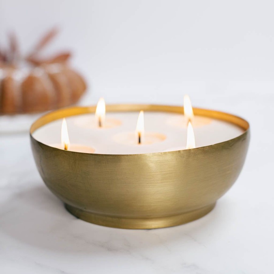 Candles Antique Candle Co | Spice Cake By Karlee Gail Bowman Brass Candle