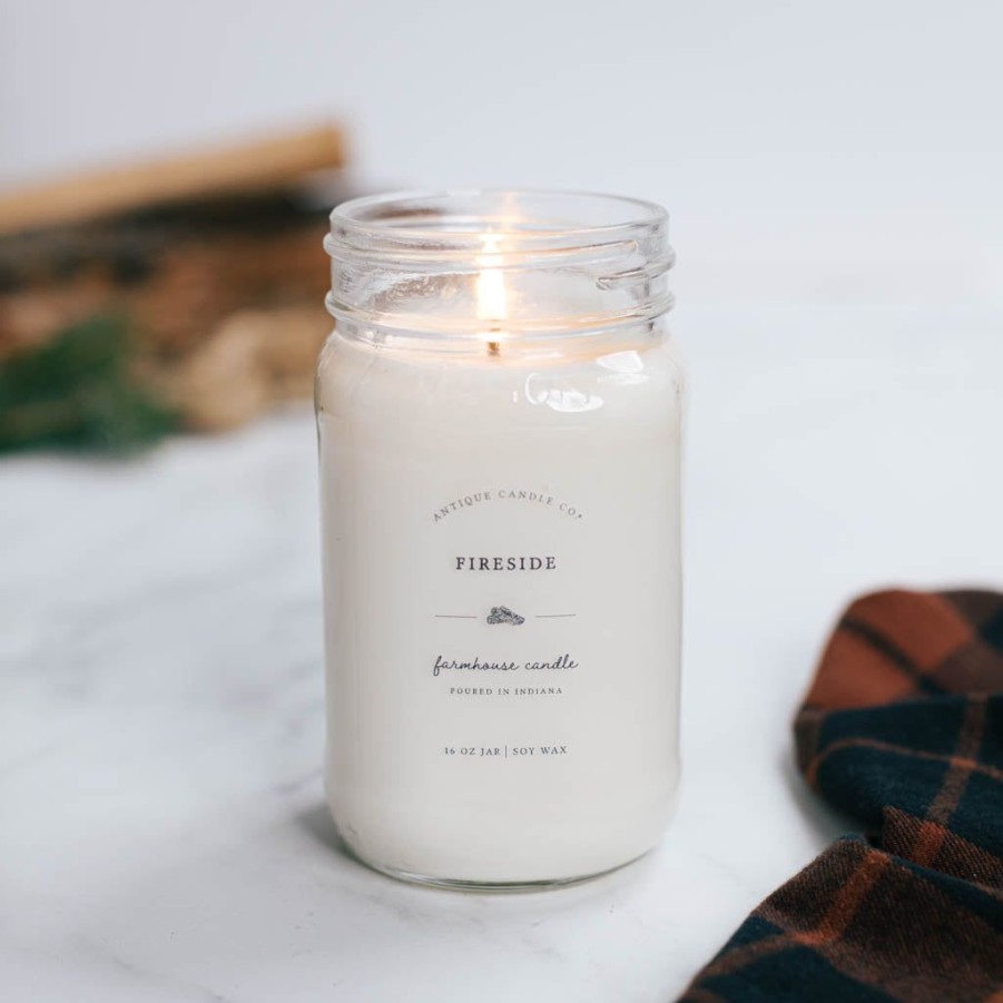 Candles Antique Candle Co | Fireside 16 Oz Candle