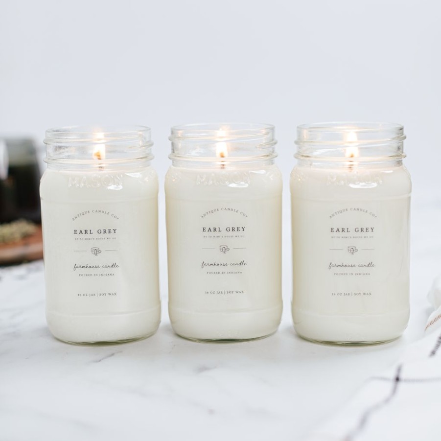 Candles Antique Candle Co | Earl Grey By To Mimi'S House We Go Bundle Of Three