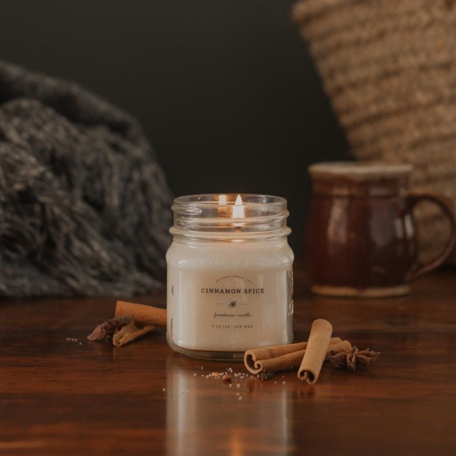 Candles Antique Candle Co | Cinnamon Spice 8 Oz Candle