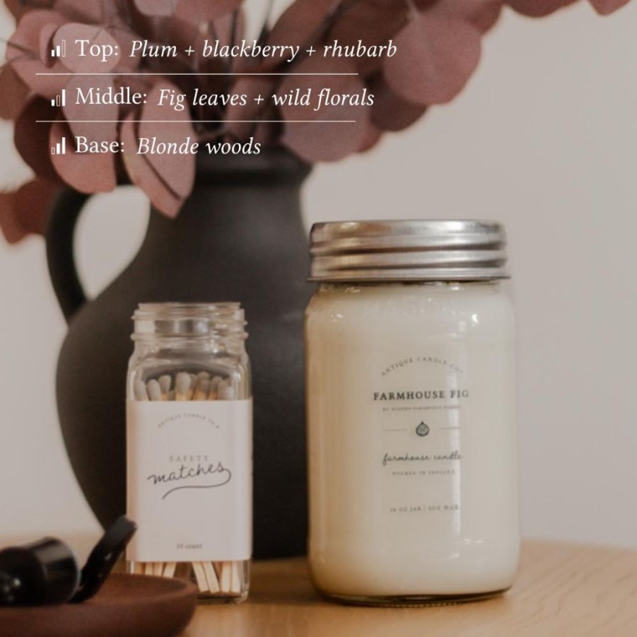 Candles Antique Candle Co | Farmhouse Fig By Modern Farmhouse Family & Momma'S Kitchen Bundle Of Four