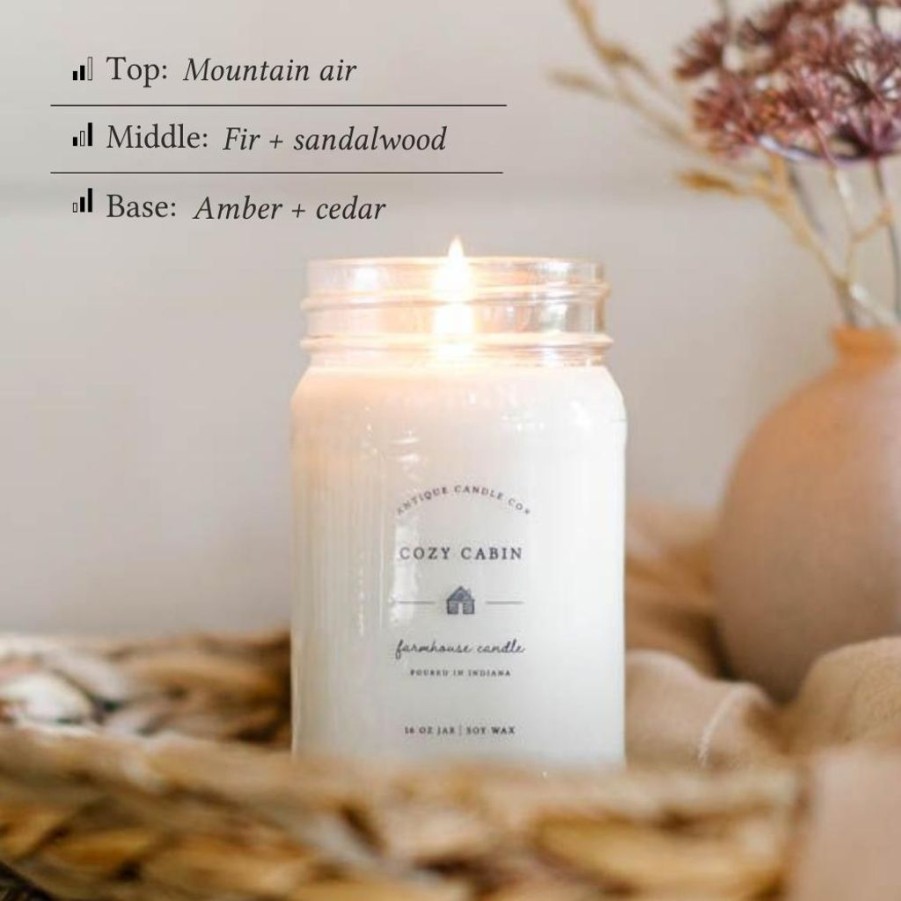 Candles Antique Candle Co | Coastal Linen & Cozy Cabin Bundle