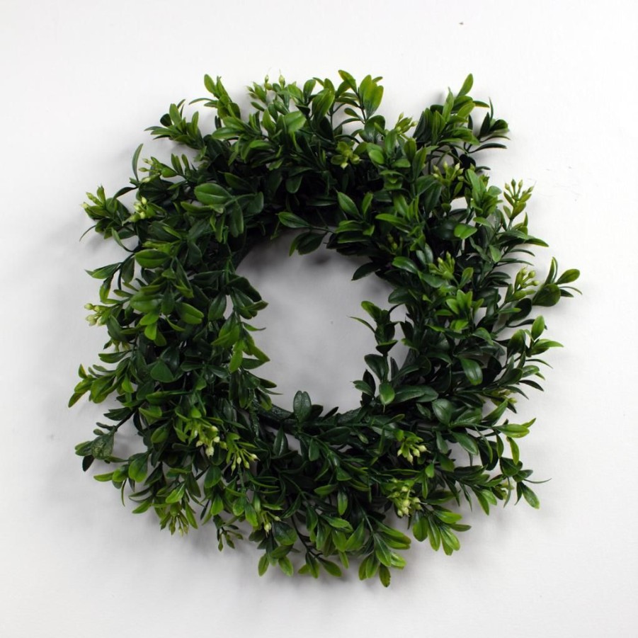 Candles Antique Candle Co | Boxwood Candle Wreath