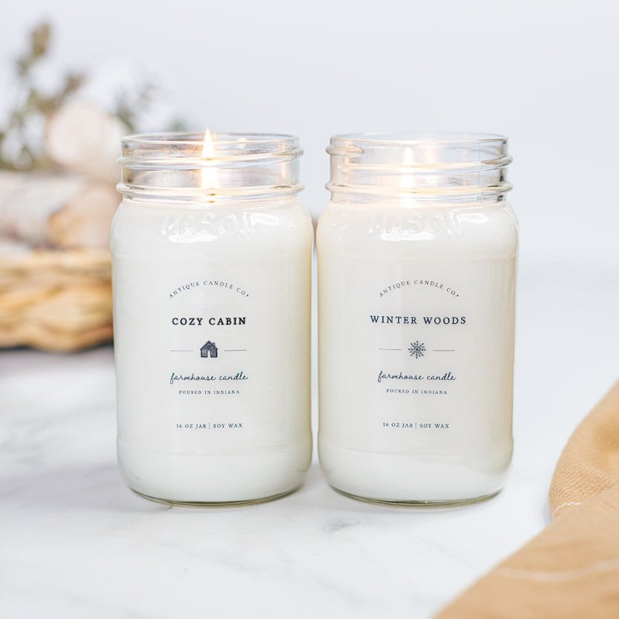 Candles Antique Candle Co | Cozy Cabin & Winter Woods Bundle