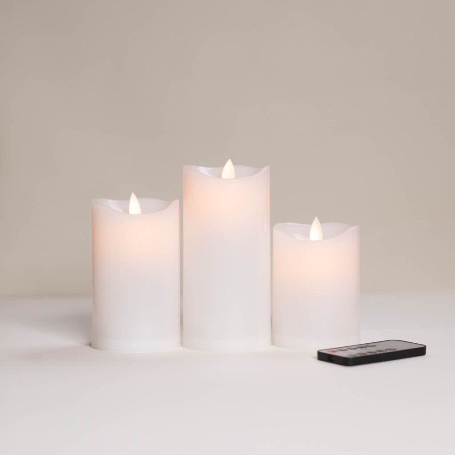 Home Fragrance Antique Candle Co | Flameless Pillar Candles Set