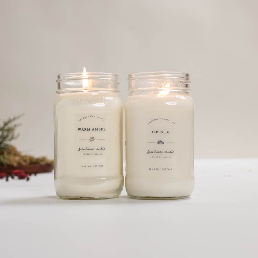 Candles Antique Candle Co | Warm Amber & Fireside Bundle