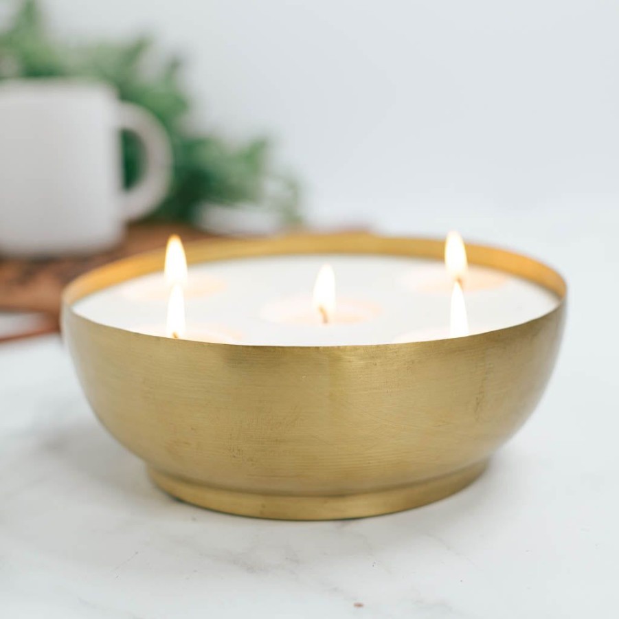 Candles Antique Candle Co | Vanilla Spice Latte By To Mimi'S House We Go Brass Candle