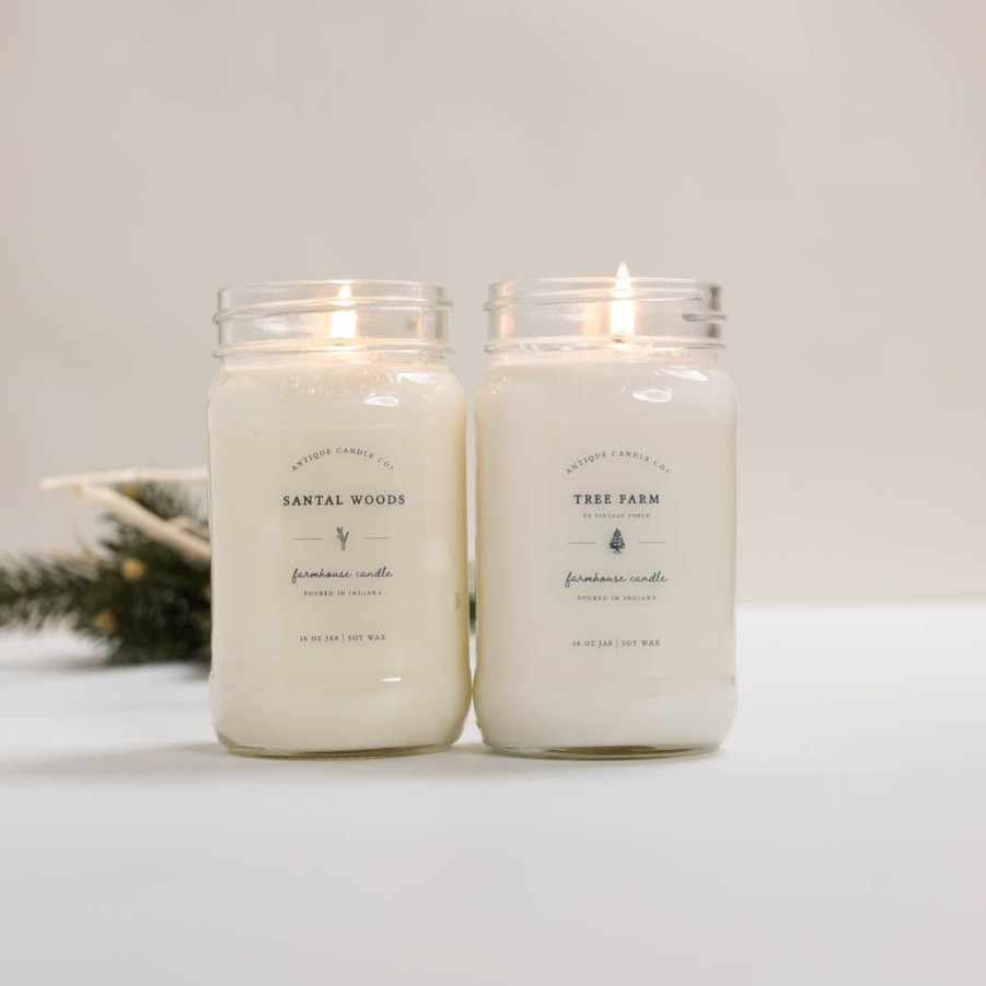 Candles Antique Candle Co | Santal Woods & Tree Farm Bundle