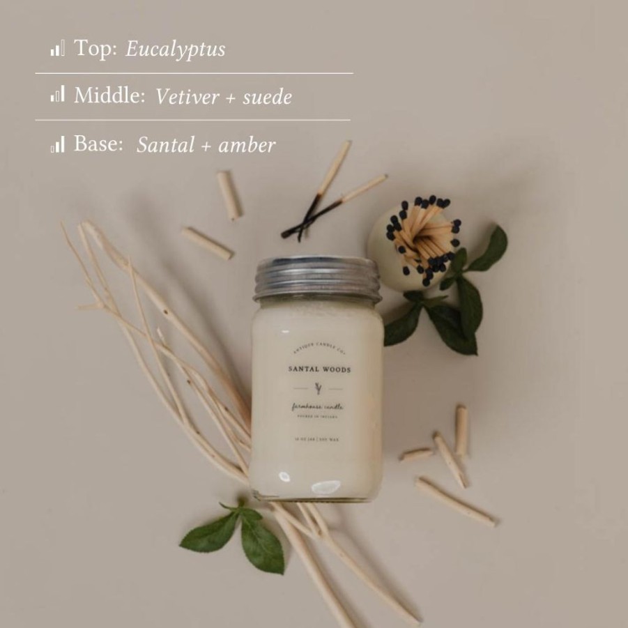 Candles Antique Candle Co | Santal Woods & Tree Farm Bundle