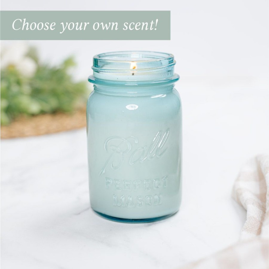 Candles Antique Candle Co | Vintage Blue Jar Candle