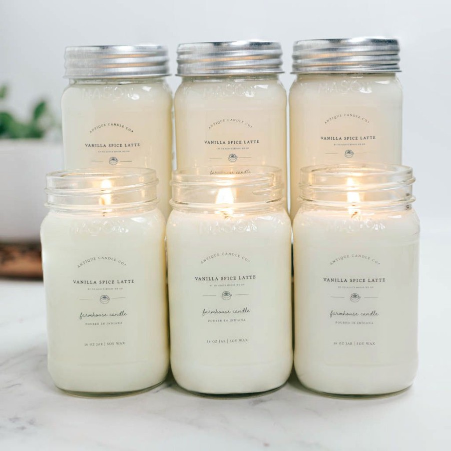 Candles Antique Candle Co | Vanilla Spice Latte By To Mimi'S House We Go Bundle Of Six