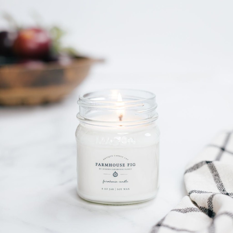 Candles Antique Candle Co | Farmhouse Fig By Modern Farmhouse Family 8 Oz Candle